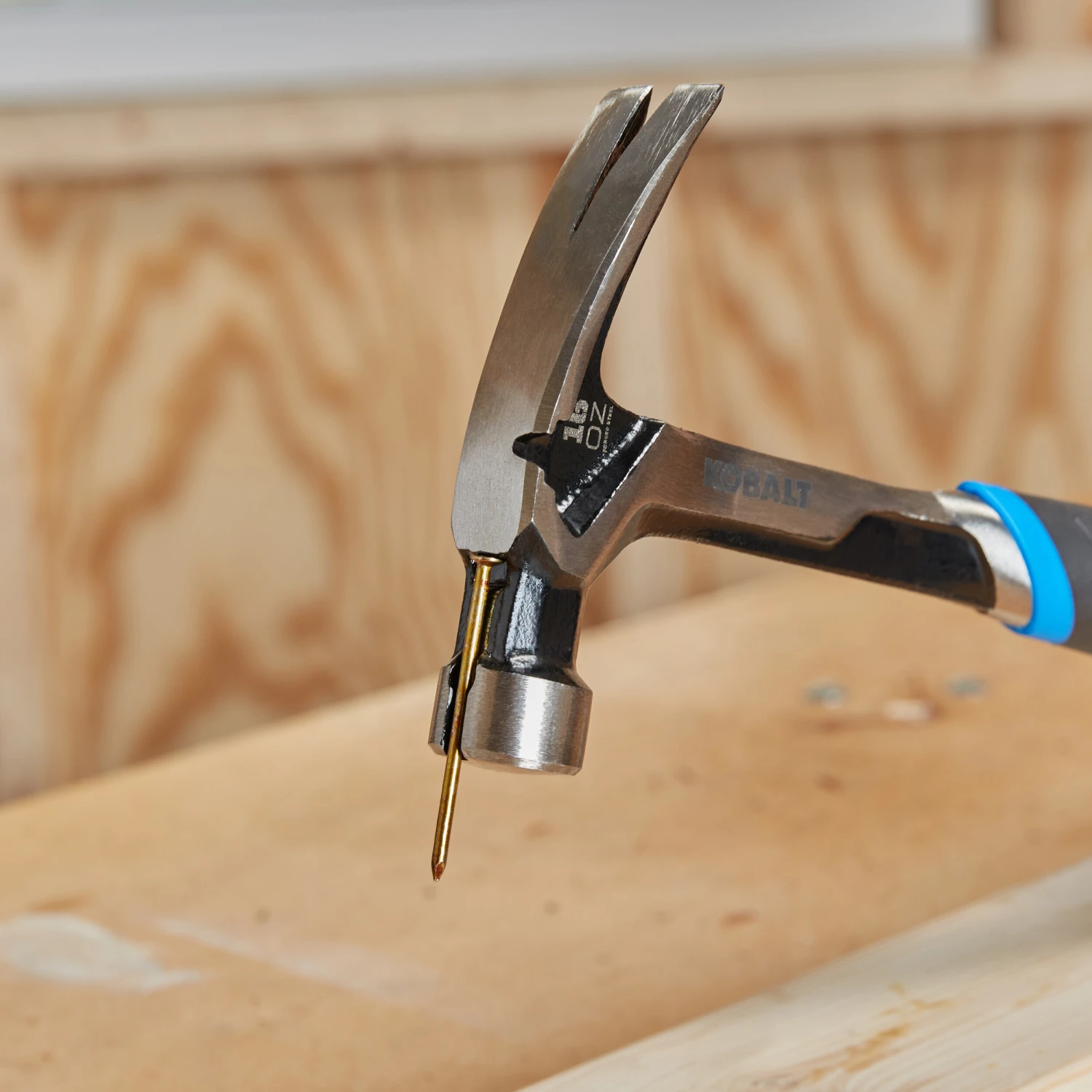 Kobalt Hammers 16-oz Smooth Face Steel Head Steel Claw Hammer 5 Kobalt Hammers 16-oz Smooth Face Steel Head Steel Claw Hammer - Image 3