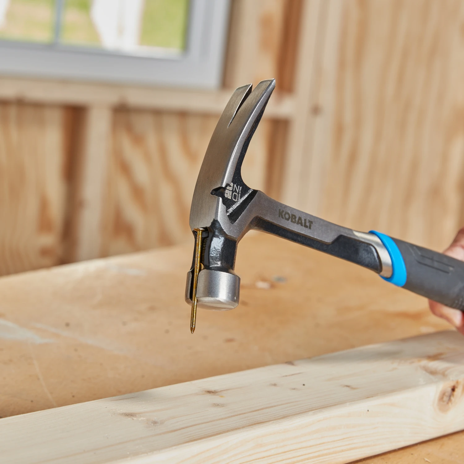 Kobalt Hammers 20-oz Smooth Face Steel Head Steel Claw Hammer 5 Kobalt Hammers 20-oz Smooth Face Steel Head Steel Claw Hammer - Image 3