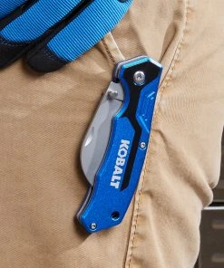 Kobalt Pocket Knives Folding Hawk Bill Knife -Kobalt Outlet Store 45373725