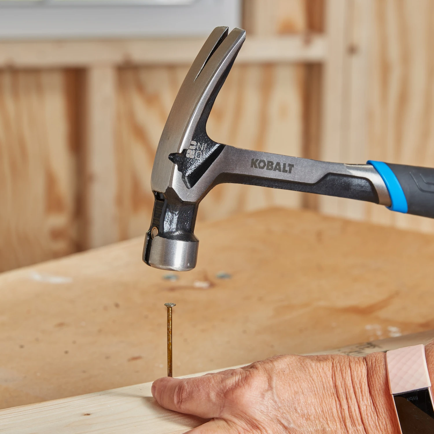 Kobalt Hammers 20-oz Smooth Face Steel Head Steel Claw Hammer 6 Kobalt Hammers 20-oz Smooth Face Steel Head Steel Claw Hammer - Image 4