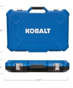 Kobalt Mechanics Tool Sets 309-Piece Standard (SAE) and Metric Combination Polished Chrome Mechanics Tool Set (1/4-in; 3/8-in) -Kobalt Outlet Store 45400896 scaled