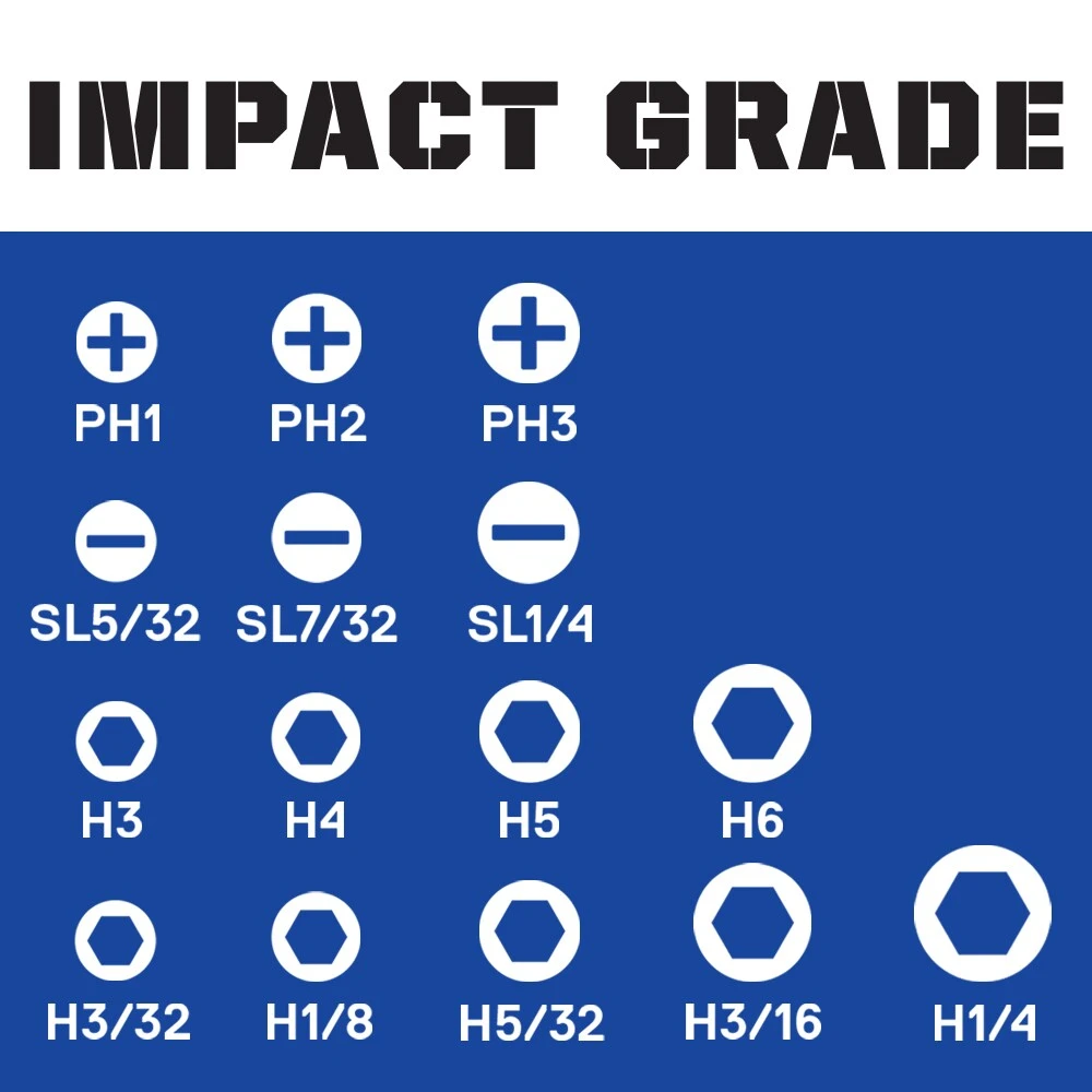 Kobalt Drive Tool & Socket Accessories 1/4-in Impact 8 Kobalt Drive Tool & Socket Accessories 1/4-in Impact - Image 6