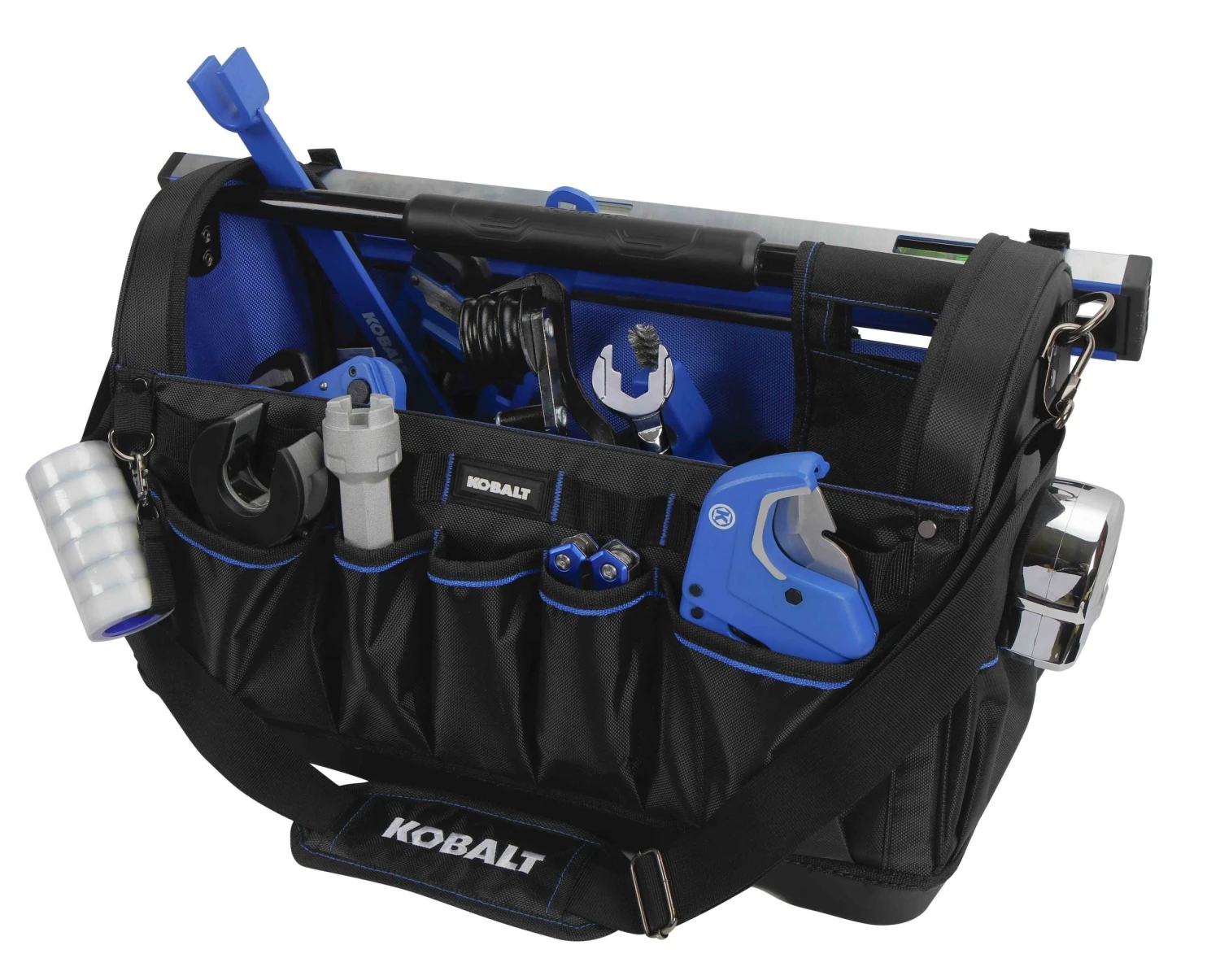 Kobalt Tool Bags Plumbing Tool Bag with Caddy Black, Blue Polyester 12.99-in 8 Kobalt Tool Bags Plumbing Tool Bag with Caddy Black, Blue Polyester 12.99-in - Image 6