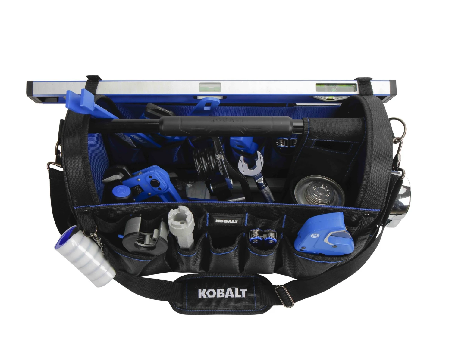 Kobalt Tool Bags Plumbing Tool Bag with Caddy Black, Blue Polyester 12.99-in 9 Kobalt Tool Bags Plumbing Tool Bag with Caddy Black, Blue Polyester 12.99-in - Image 7