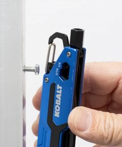 Kobalt Pocket Knives 2.87-in Stainless Steel Tanto Pocket Knife -Kobalt Outlet Store 45512991 scaled