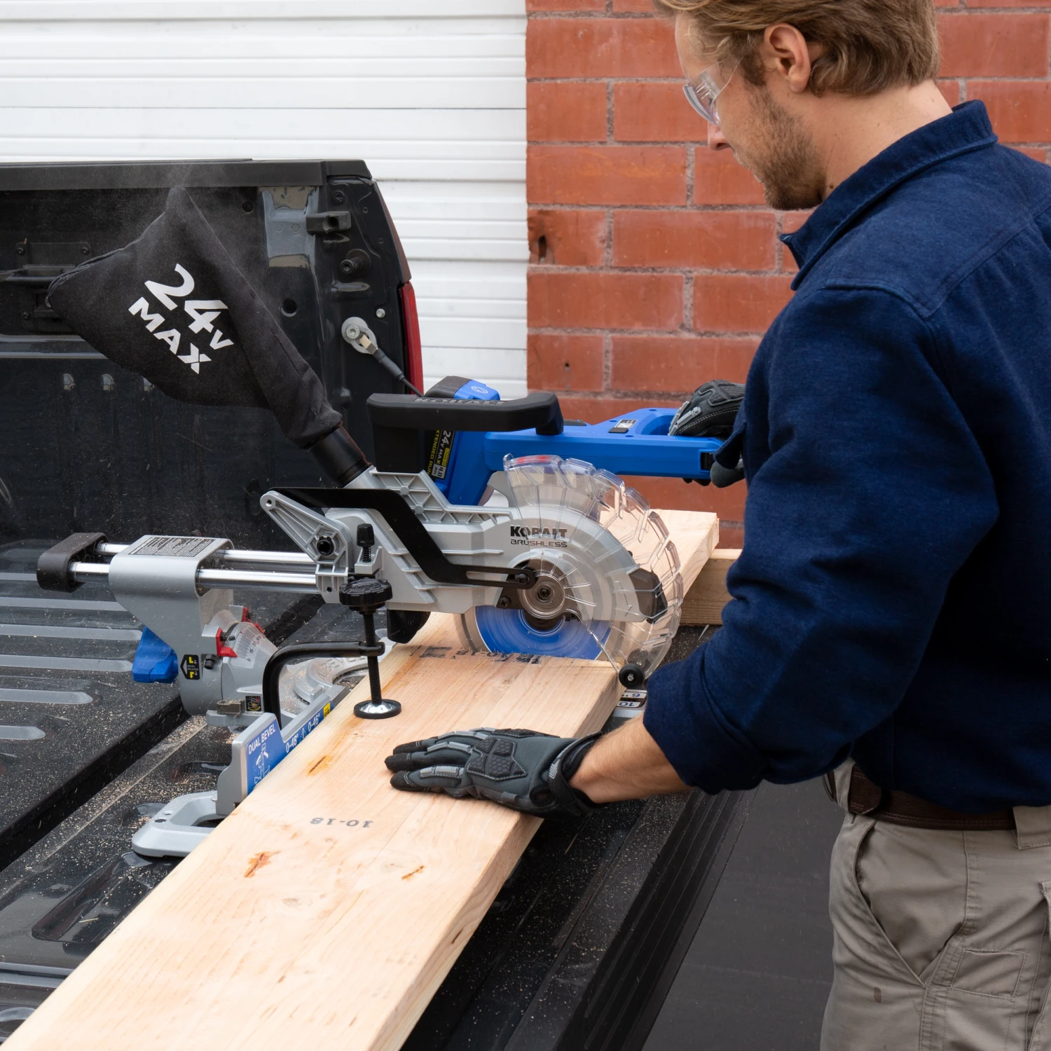 Kobalt Miter Saws 24-Volt 7-1/4-In Miter Saw - Bare Tool 14 Kobalt Miter Saws 24-Volt 7-1/4-In Miter Saw - Bare Tool - Image 12