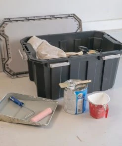 Kobalt Plastic Storage Totes X-large 24-Gallon (96-Quart) Grey Tote Latching Lid -Kobalt Outlet Store 46358952 scaled