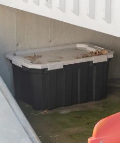 Kobalt Plastic Storage Totes X-large 24-Gallon (96-Quart) Grey Tote Latching Lid -Kobalt Outlet Store 46358976 scaled