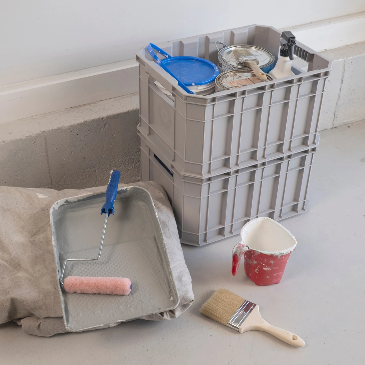 Kobalt Plastic Storage Totes Kobalt Stackable Crate 9 Kobalt Plastic Storage Totes Kobalt Stackable Crate - Image 8